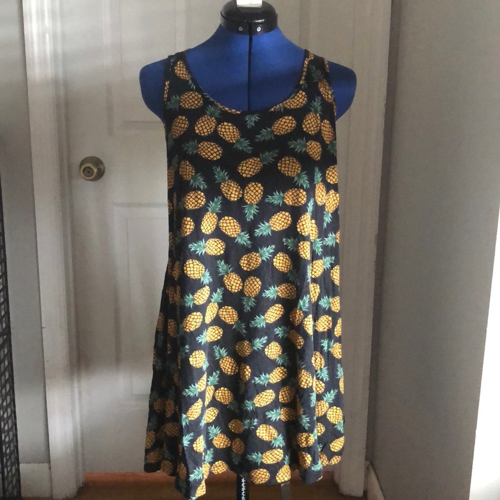Pineapple Print Dress